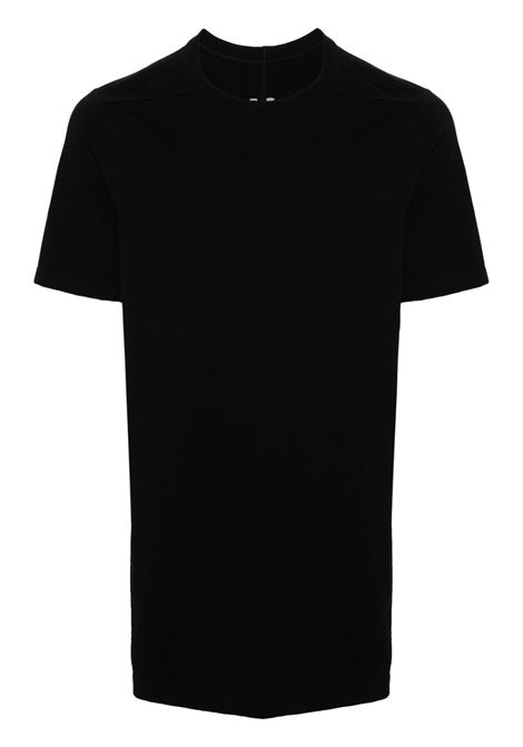 T-shirt level T in nero Rick Owens - uomo